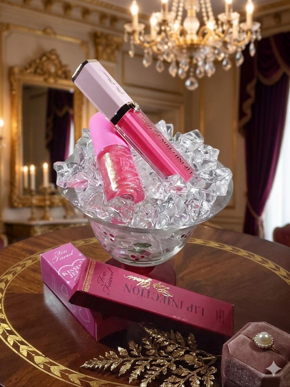 Too Faced " It's A Bubblegum Girl Thingy "Bundle Glitz‎  Bright Pink Shades